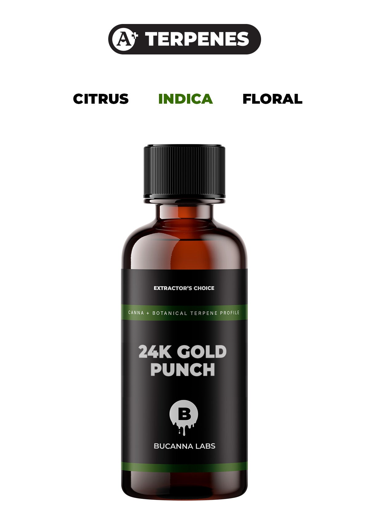 24K Gold Punch - Canna + Botanical Terpene Profile from Bucanna Labs