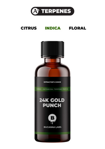 24K Gold Punch - Canna + Botanical Terpene Profile from Bucanna Labs