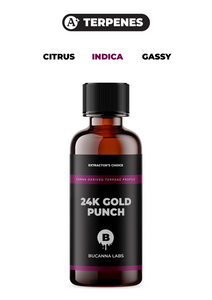 24K Gold Punch - Canna Derived Terpene Profile from Bucanna Labs