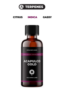 Acapulco Gold - Canna Derived Terpene Profile from Bucanna Labs