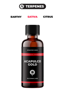Acapulco Gold - Flavored Botanical Terpene Profile from Bucanna Labs