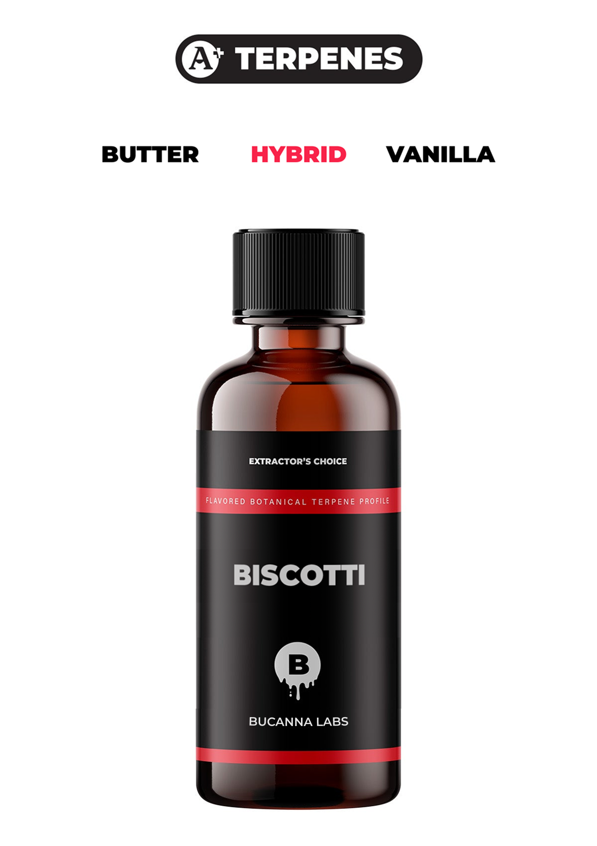 Biscotti - Flavored Botanical Terpene Profile from Bucanna Labs