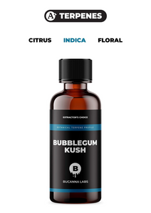 Bubblegum Kush - Botanical Terpene Profile from Bucanna Labs