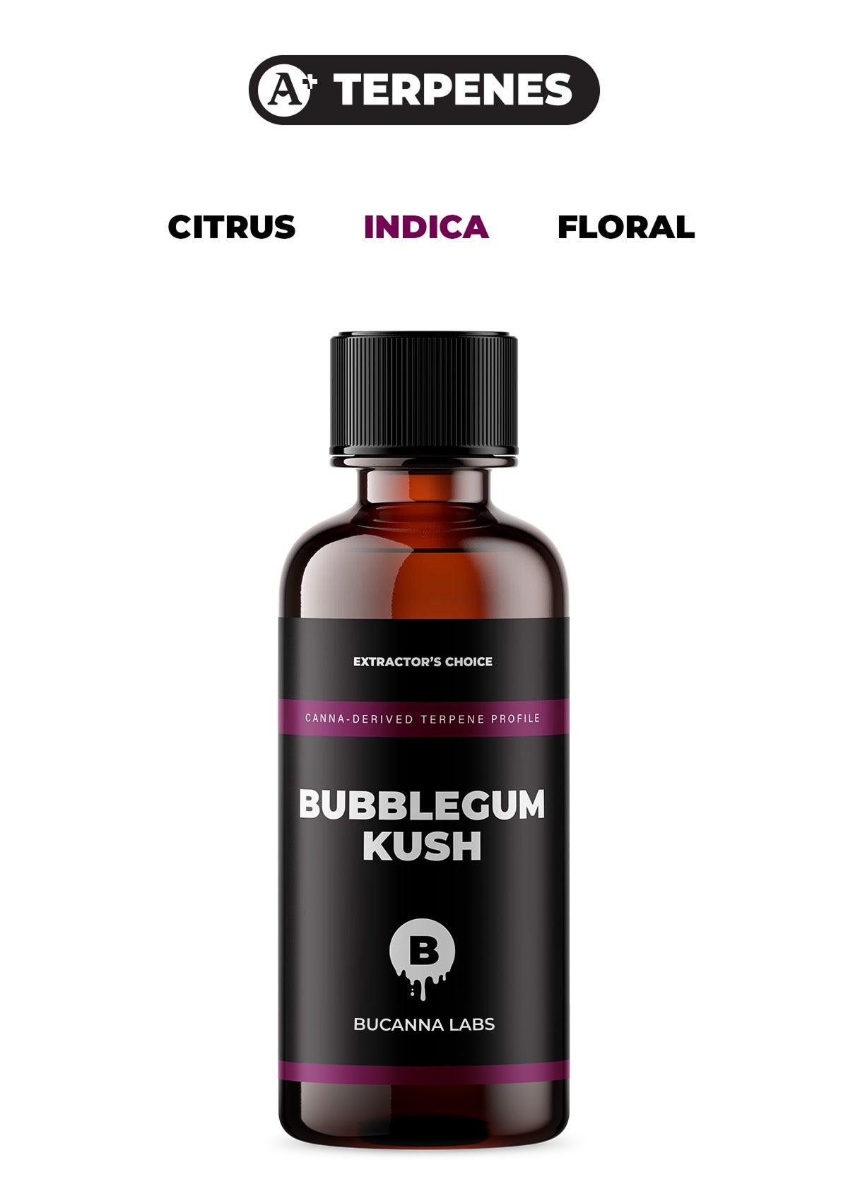 Bubblegum Kush - Canna Derived Terpene Profile from Bucanna Labs