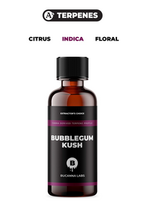 Bubblegum Kush - Canna Derived Terpene Profile from Bucanna Labs