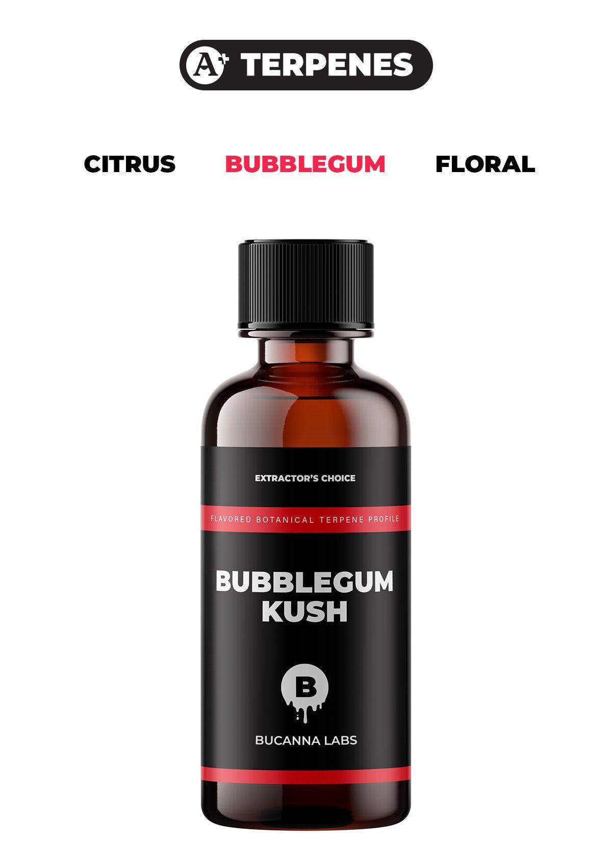 Bubblegum Kush - Flavored Botanical Terpene Profile from Bucanna Labs