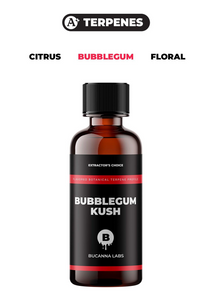 Bubblegum Kush - Flavored Botanical Terpene Profile from Bucanna Labs