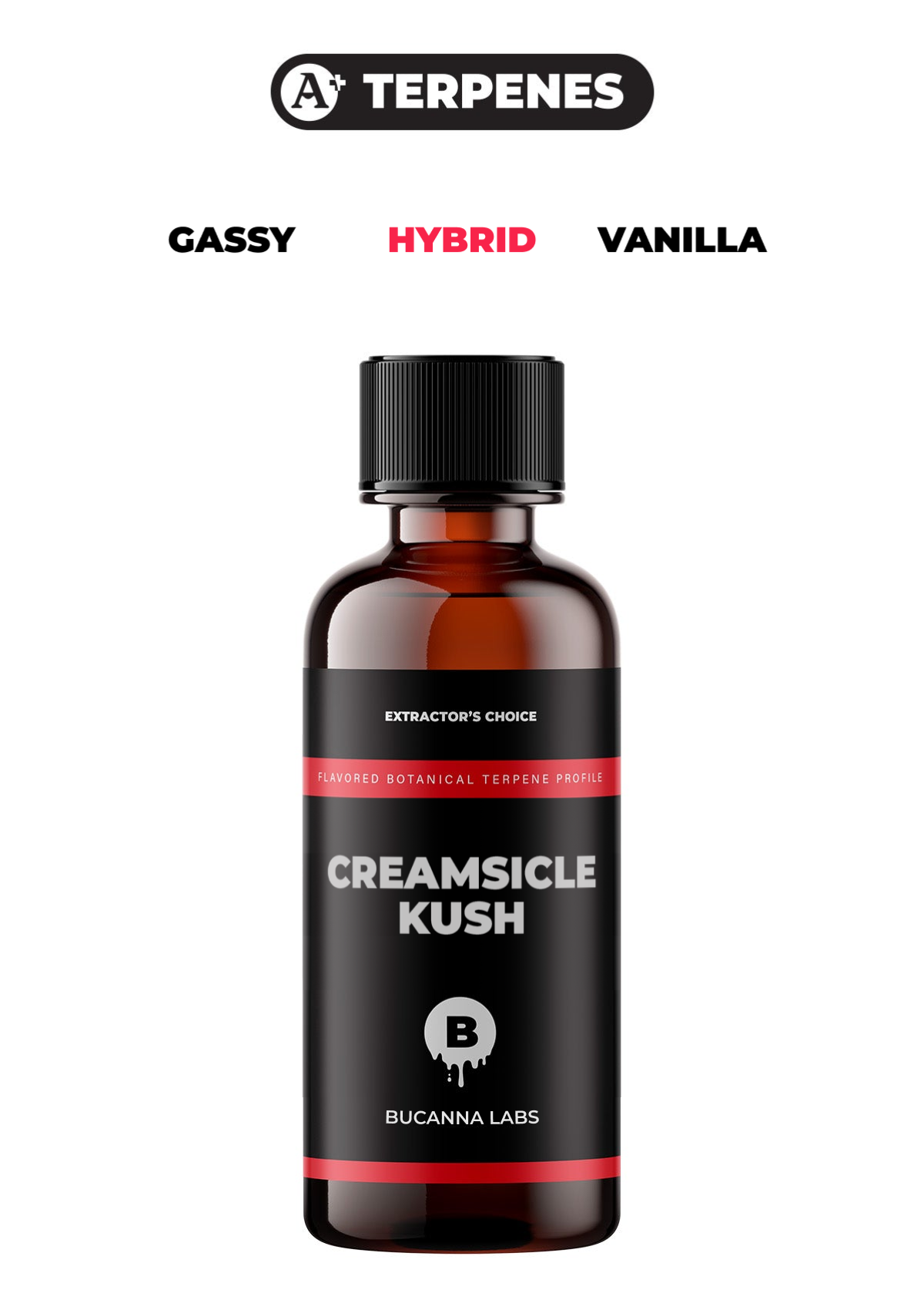 Creamsicle Kush - Flavored Botanical Terpene Profile from Bucanna Labs