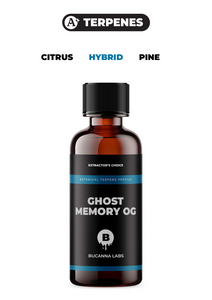 Ghost Memory OG - Botanical Terpene Profile from Bucanna Labs