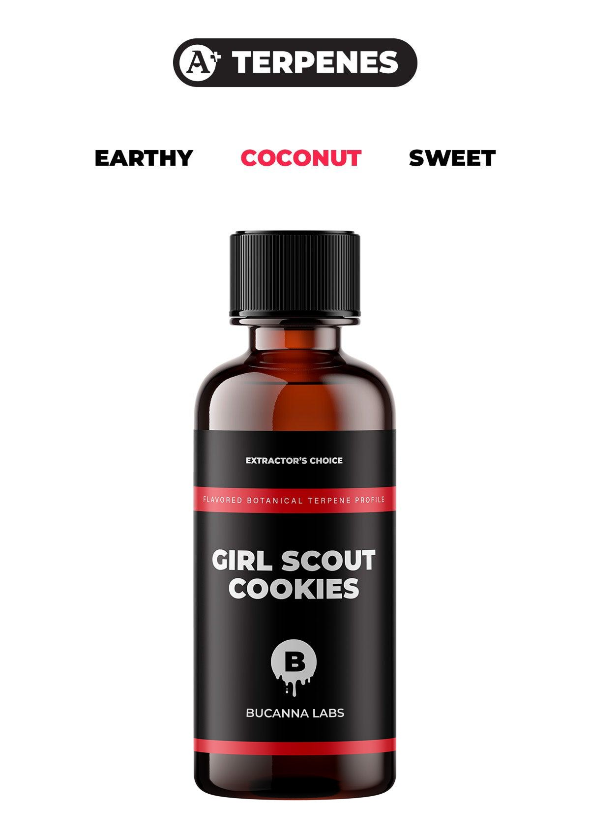 Girl Scout Cookies - Flavored Botanical Terpene Profile from Bucanna Labs