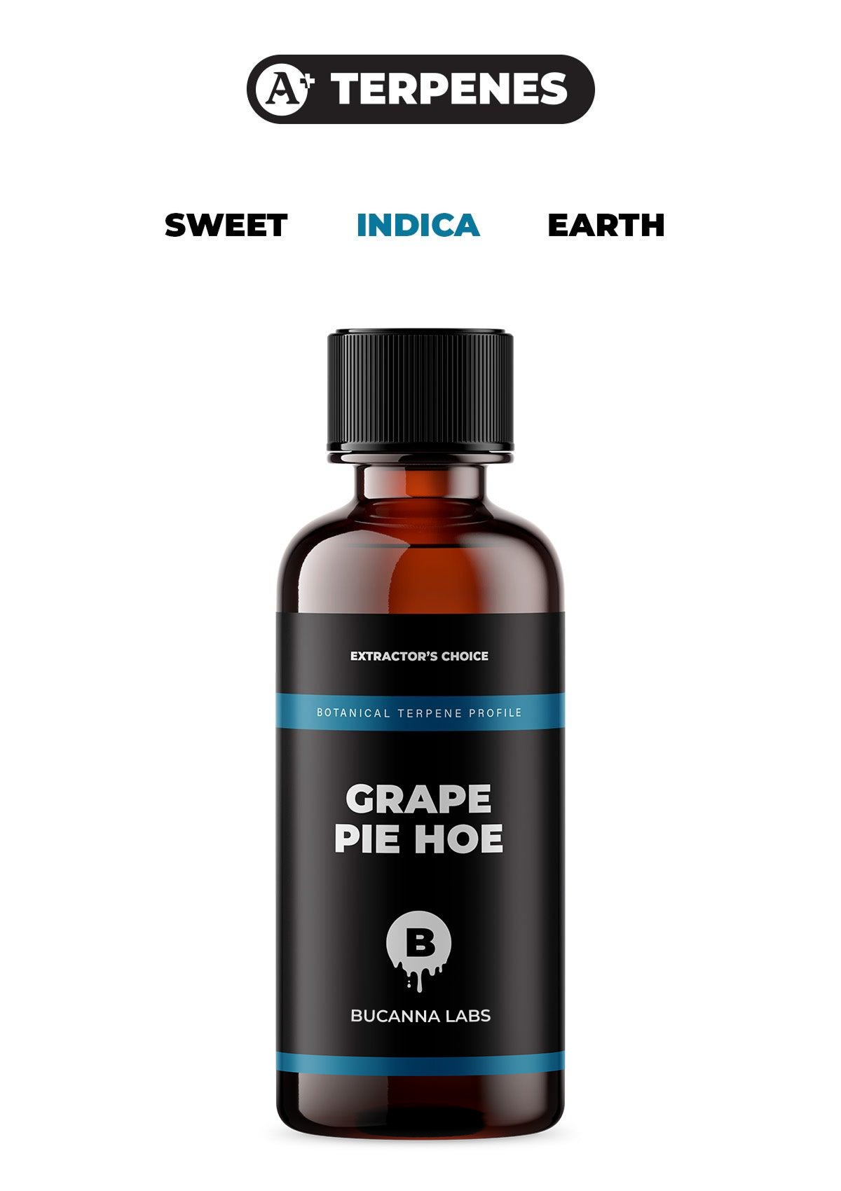 Grape Pie Hoe - Botanical Terpene Profile from Bucanna Labs