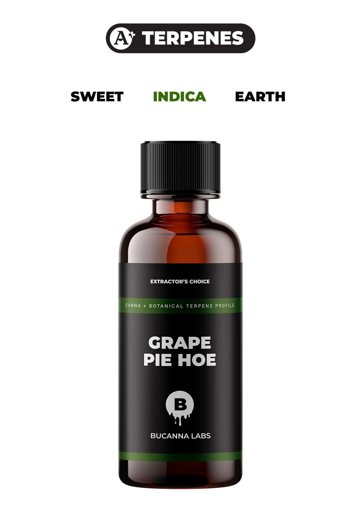 Grape Pie Hoe - Canna + Botanical Terpene Profile from Bucanna Labs