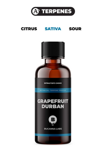 Grapefruit Durban - Botanical Terpene Profile from Bucanna Labs