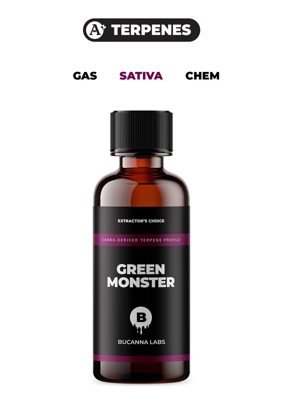 Green Monster - Canna Derived Terpene Profile from Bucanna Labs