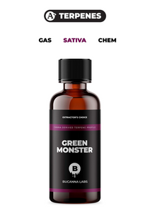 Green Monster - Canna Derived Terpene Profile from Bucanna Labs