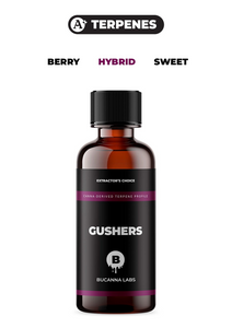 Gushers - Cannabis Derived Terpene Profile from Bucanna Labs