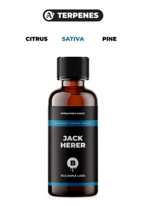 Jack Herer - Botanical Terpene Profile from Bucanna Labs