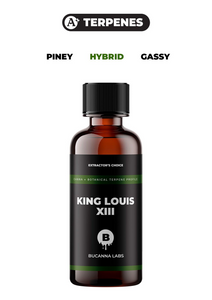 King Louis XIII - Canna + Botanical Terpene Profile from Bucanna Labs