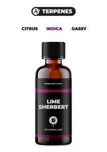 Lime Sherbert - Canna Derived Terpene Profile from Bucanna Labs
