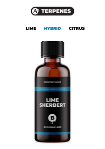 Lime Sherbert - Botanical Terpene Profile from Bucanna Labs
