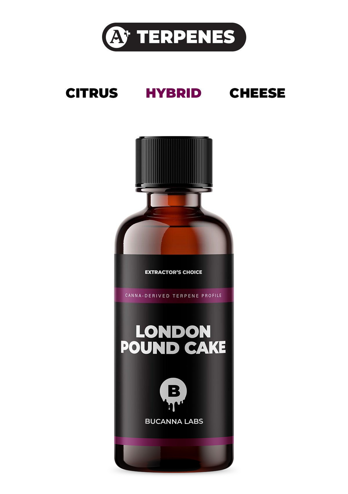 London Pound Cake - Cannabis Derived Terpene Profile from Bucanna Labs