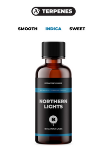 Northern Lights - Botanical Terpene Profile from Bucanna Labs