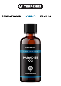 Paradise OG - Botanical Terpene Profile from Bucanna Labs