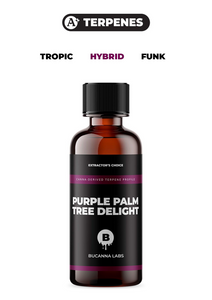 Purple Palm Tree Delight- Cannabis Derived Terpene Profile from Bucanna Labs