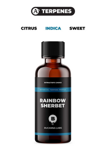 Rainbow Sherbet - Botanical Terpene Profile from Bucanna Labs