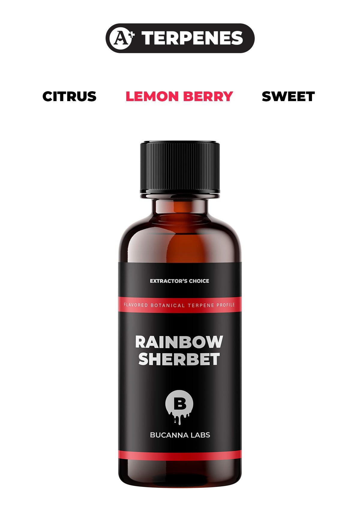 Rainbow Sherbet - Flavored Botanical Terpene Profile from Bucanna Labs