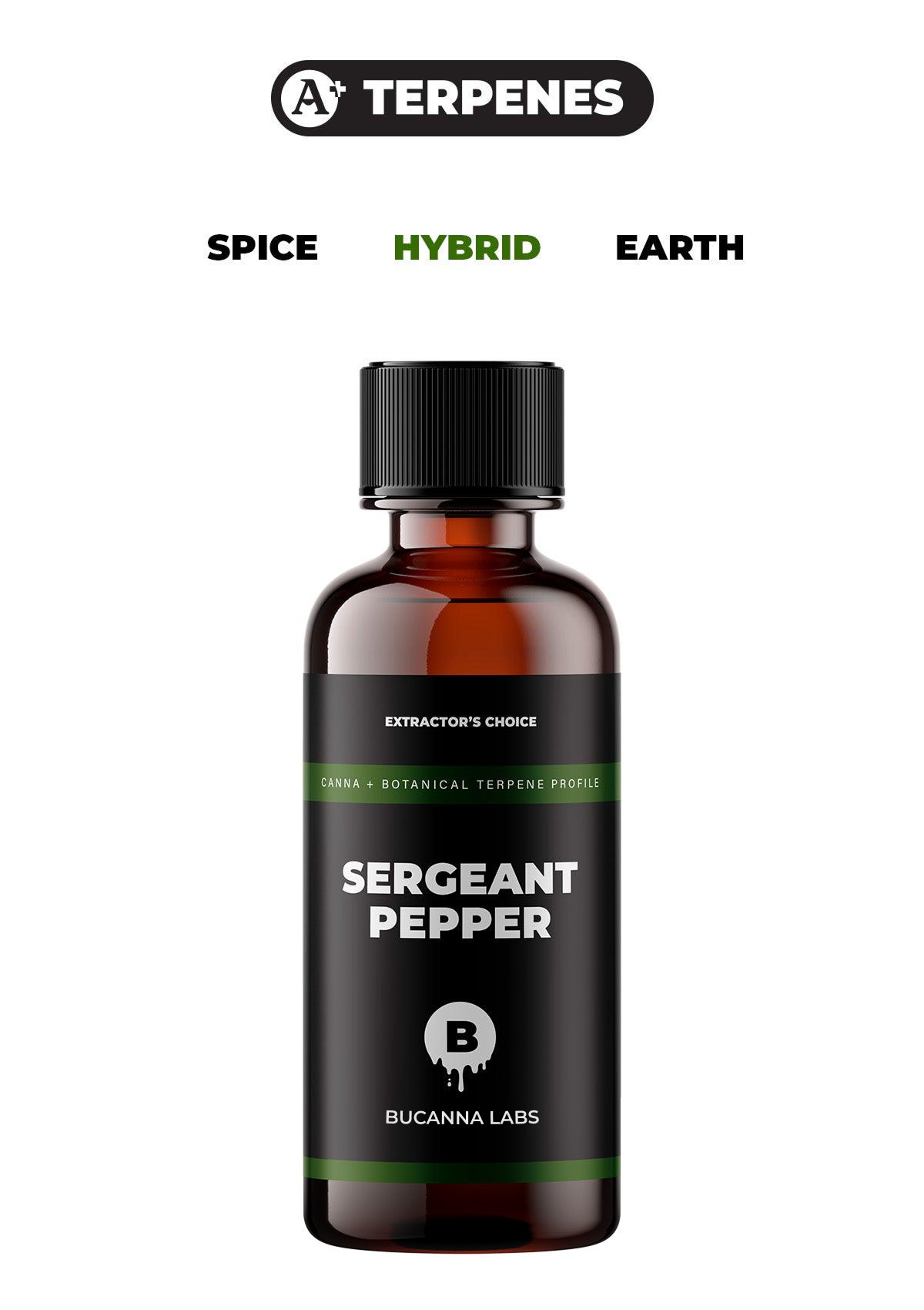 Sergeant Pepper - Canna + Botanical Terpene Profile from Bucanna Labs