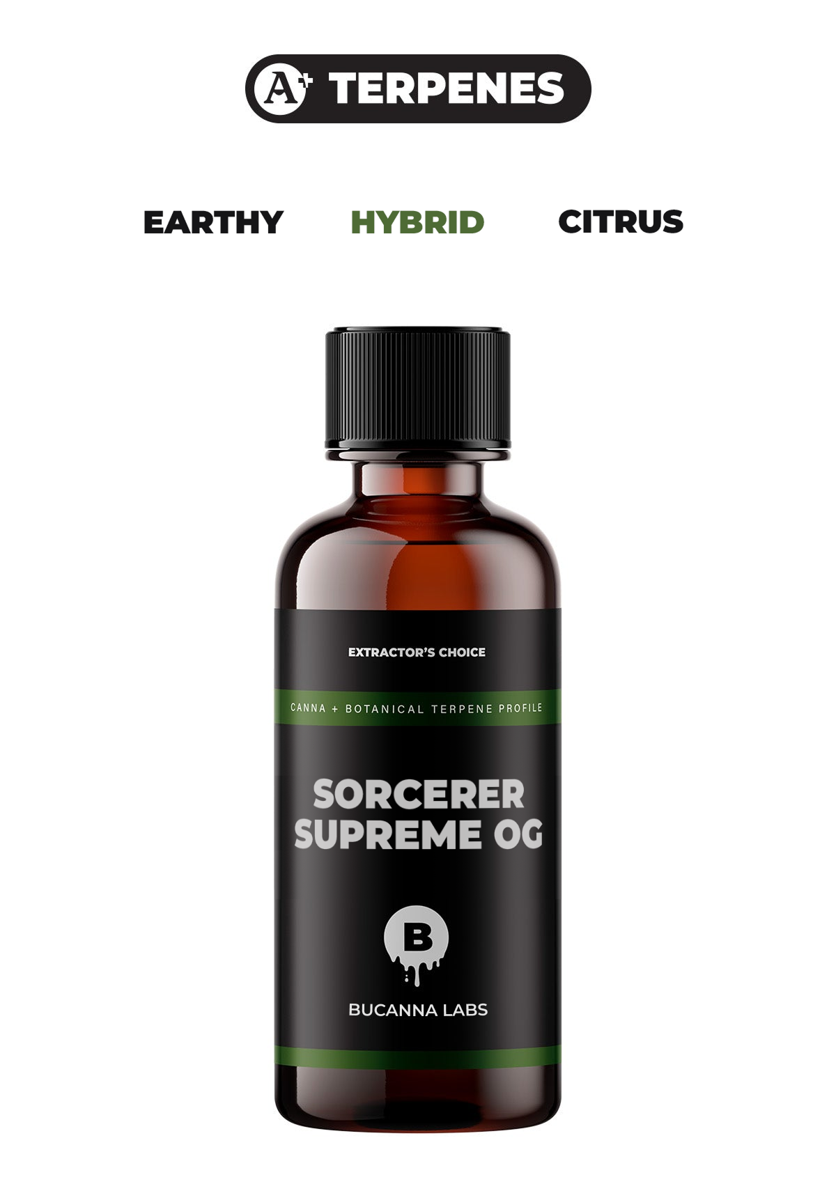Sorcerer Supreme OG - Canna + Botanical Terpene Profile from Bucanna Labs