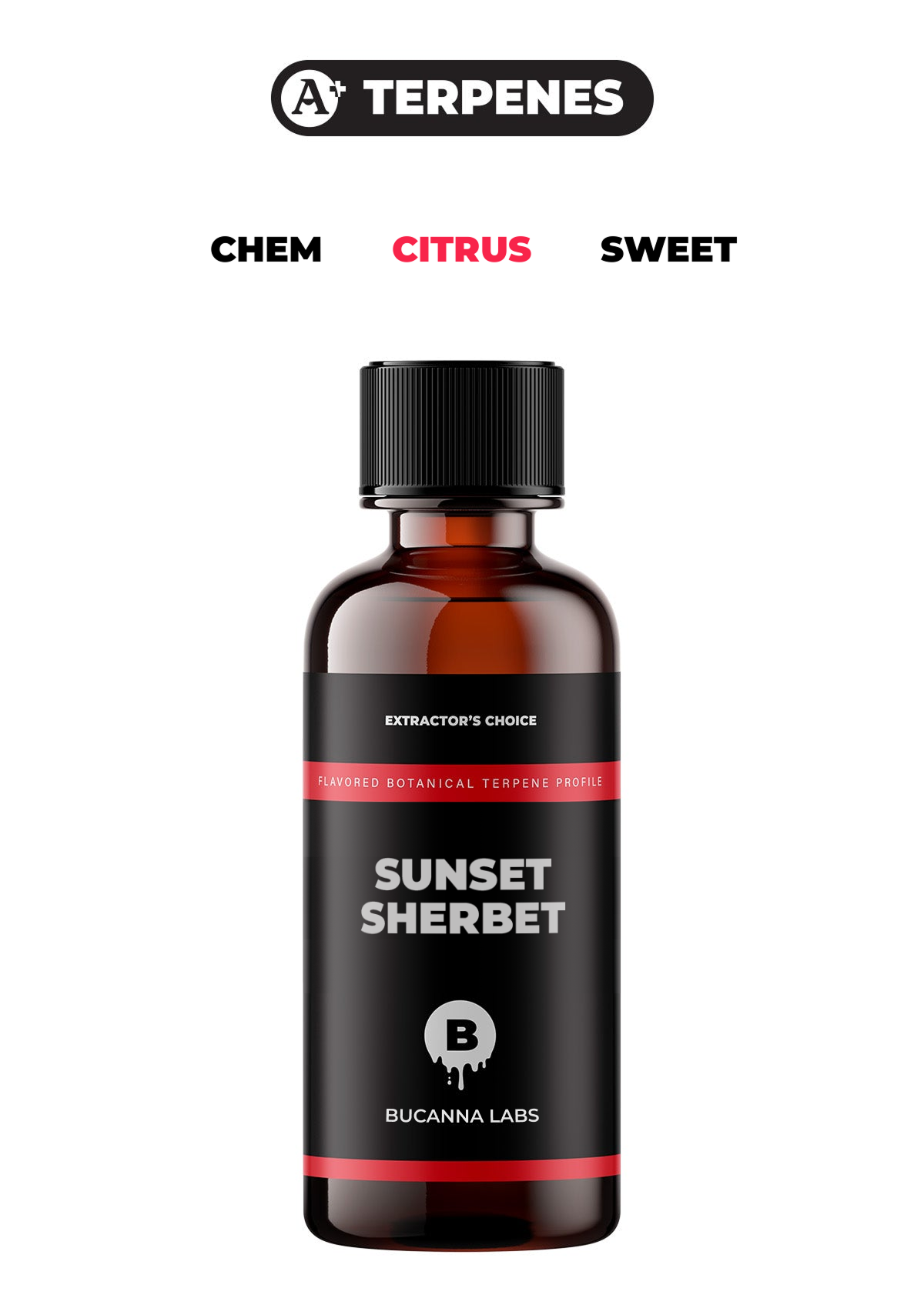 Sunset Sherbet - Flavored Botanical Terpene Profile from Bucanna Labs