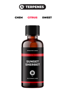Sunset Sherbet - Flavored Botanical Terpene Profile from Bucanna Labs