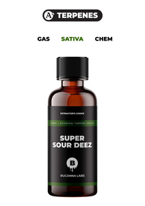 Super Sour Deez - Canna + Botanical Terpene Profile from Bucanna Labs