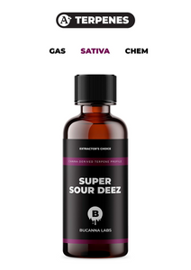 Super Sour Deez - Canna Derived Terpene Profile from Bucanna Labs