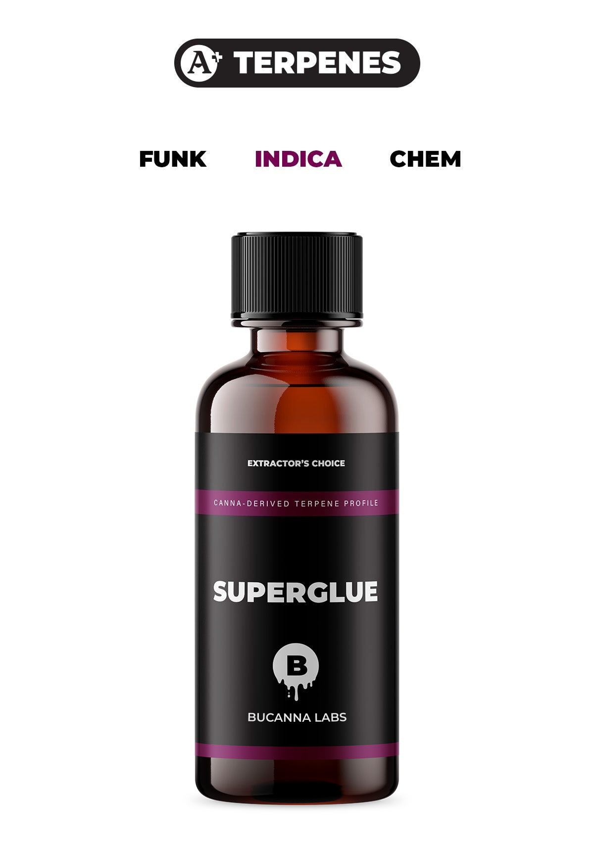 Superglue - Canna Derived Terpene Profile from Bucanna Labs