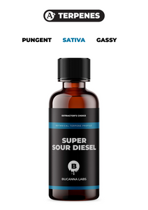 Super Sour Diesel - Botanical Terpene Profile from Bucanna Labs