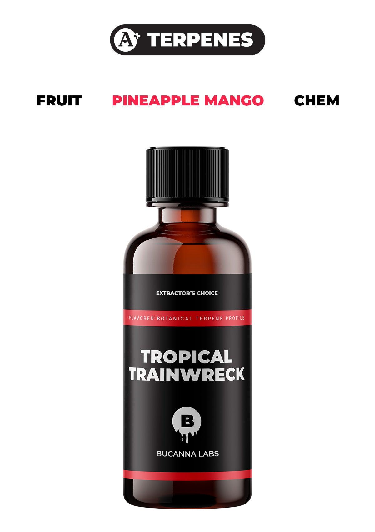 Tropical Trainwreck - Flavored Botanical Terpene Profile from Bucanna Labs