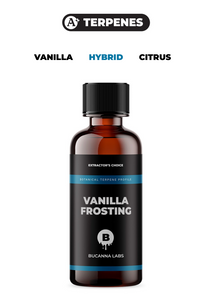 Vanilla Frosting - Botanical Terpene Profile from Bucanna Labs