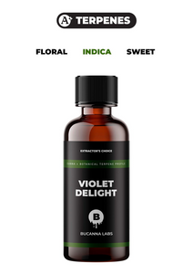 Violet Delight - Canna + Botanical Terpene Profile from Bucanna Labs
