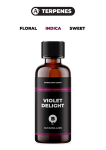 Violet Delight - Canna Derived Terpene Profile from Bucanna Labs