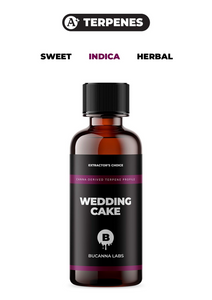 Wedding Cake - Cannabis Derived Terpene Profile from Bucanna Labs